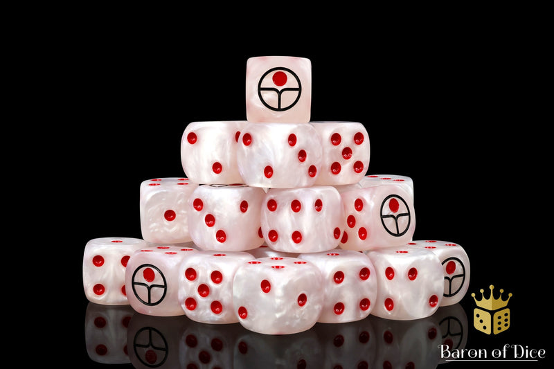 Load image into Gallery viewer, Universal Peace Dice - White
