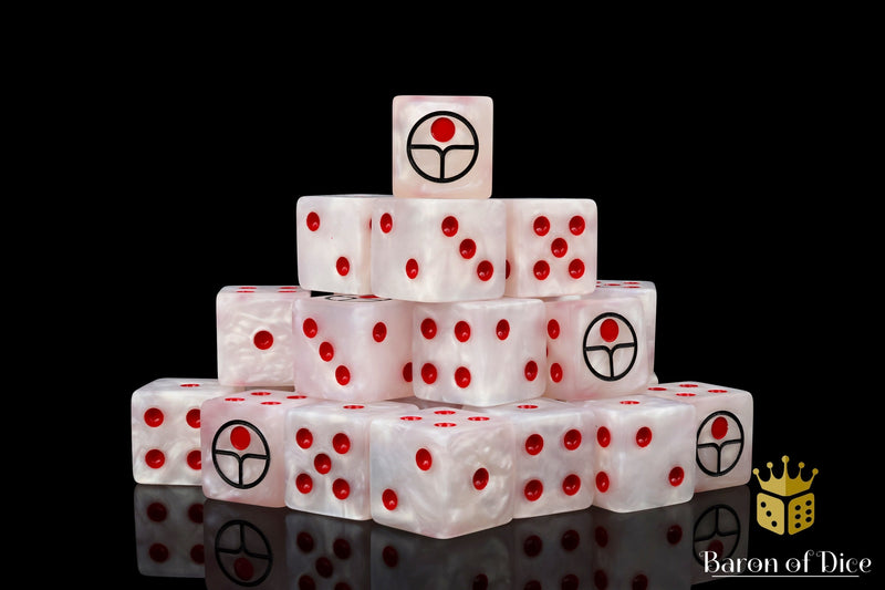 Load image into Gallery viewer, Universal Peace Dice - White
