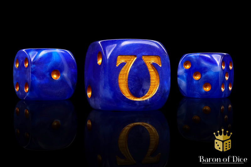 Load image into Gallery viewer, Omega Dice - Gold
