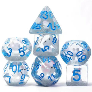 Foam Brain Inclusion Dice RPG Dice Set (7) - Backyard Bunny