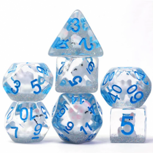 Foam Brain Inclusion Dice RPG Dice Set (7)