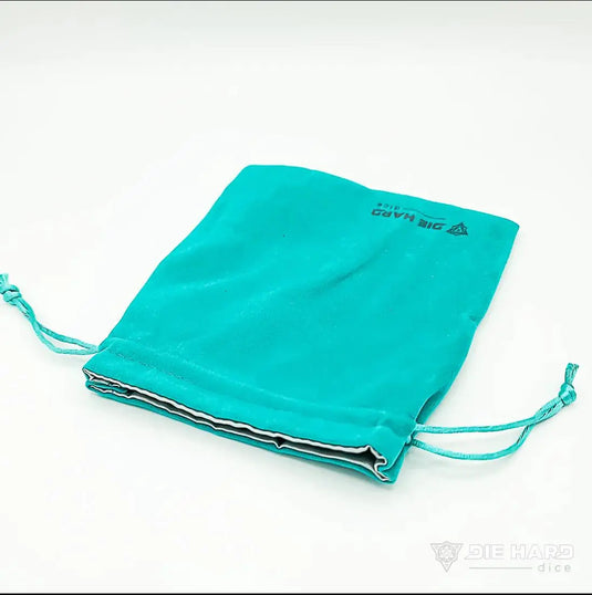 Velvet Dice Bag - Medium Teal 