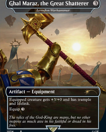 Ghal Maraz, the Great Shatterer - Loxodon Warhammer (Borderless)