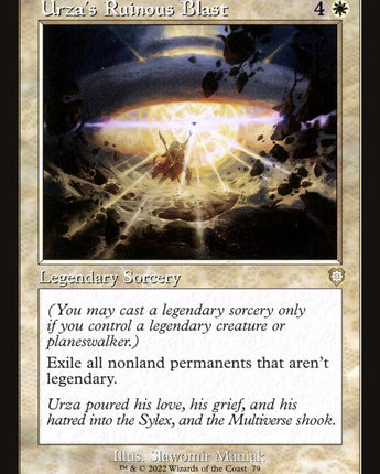 Urza's Ruinous Blast (Retro Frame)