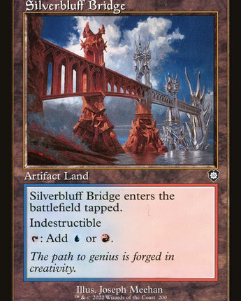 Silverbluff Bridge (Retro Frame)
