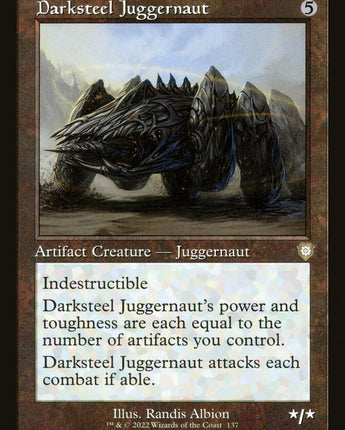 Darksteel Juggernaut (Retro Frame)