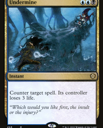 Undermine