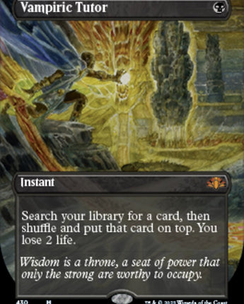 Vampiric Tutor (Borderless)