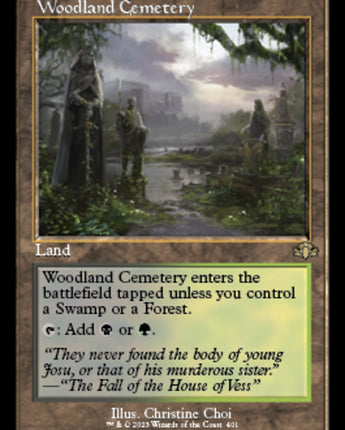 Woodland Cemetery (Retro Frame)