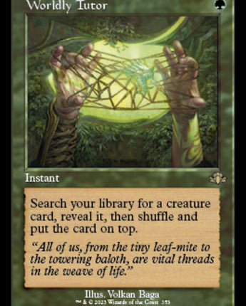 Worldly Tutor (Retro Frame)