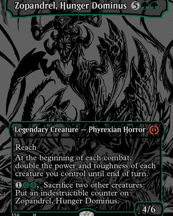 Zopandrel, Hunger Dominus (Oil Slick Raised Foil)