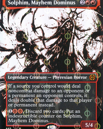 Solphim, Mayhem Dominus (Showcase) (Step-and-Compleat Foil)