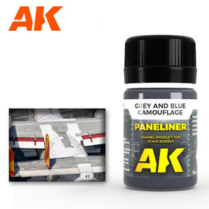 Panel Liner Grey & Blue Camouflage Air Series Enamel Paint 35ml 