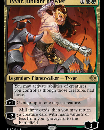 Tyvar, Jubilant Brawler
