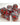 Chessex Dice: Mini 7-Die RPG Set - Velvet: Black/Red 