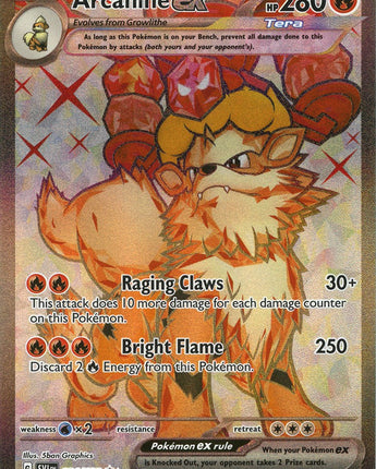 Arcanine ex - 224/198