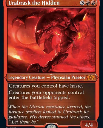Urabrask the Hidden (Foil Etched)