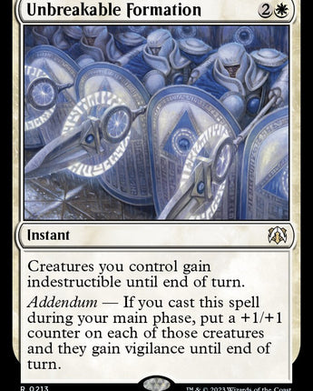 Unbreakable Formation