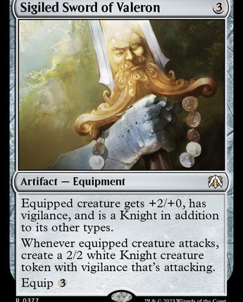 Sigiled Sword of Valeron
