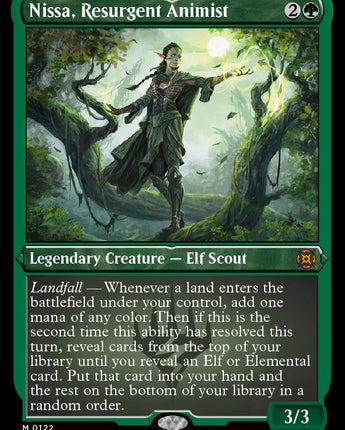 Nissa, Resurgent Animist (Foil Etched)