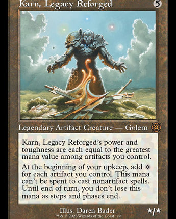 Karn, Legacy Reforged (Retro Frame)