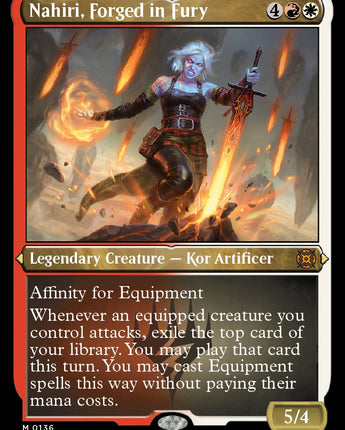 Nahiri, Forged in Fury (Foil Etched)