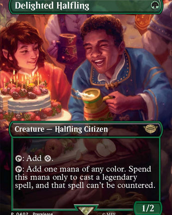 Delighted Halfling (Borderless)