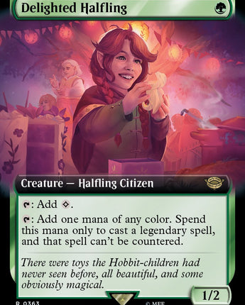 Delighted Halfling (Extended Art)