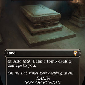 Balin's Tomb - Ancient Tomb (Borderless) (Surge Foil)