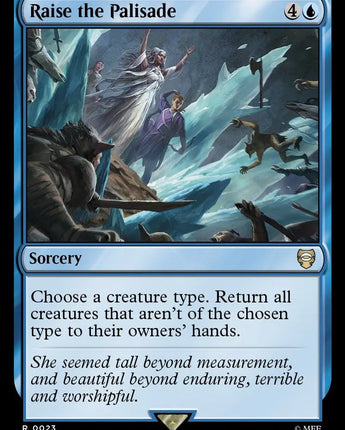 Raise the Palisade