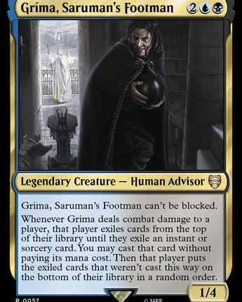 Grima, Saruman's Footman