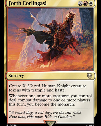 Forth Eorlingas!