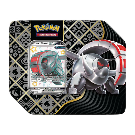 Pokemon Paldean Fates Tin (Shiny Iron Treads ex)