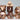 Foam Brain Dice Set: Copper With Red Orchids RPG Metal Dice Set (7) 