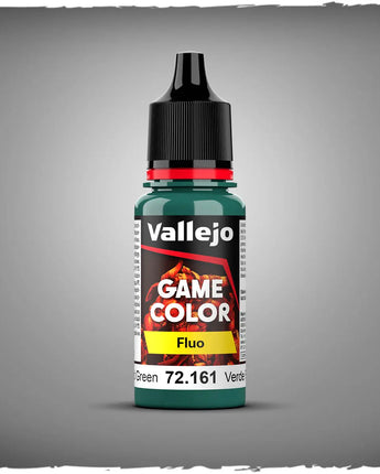Vallejo: Fluorescent Cold Green Game Color 