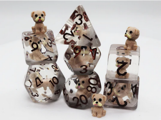 Foam Brain Inclusion Dice RPG Dice Set (7)