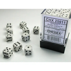 Chessex Dice: Speckled 12mm D6 (36) - Arctic Camo