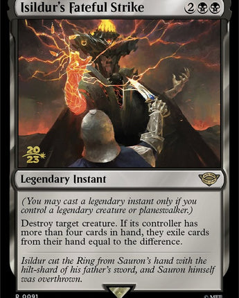 Isildur's Fateful Strike