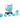 Chessex Dice: Luminary 7-Die RPG Set - Pearl Turquoise-White/Blue 