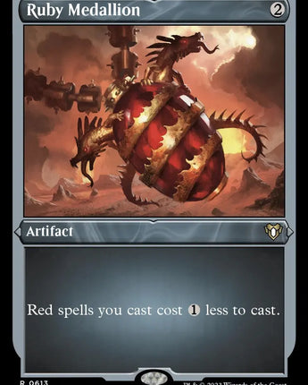 Ruby Medallion (Foil Etched)