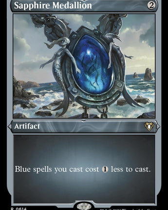Sapphire Medallion (Foil Etched)