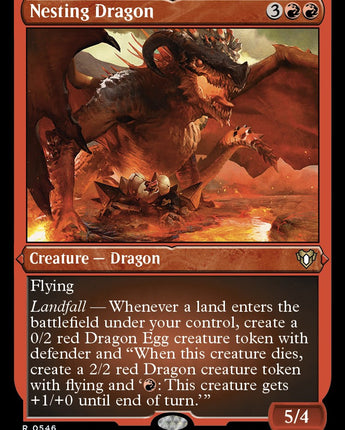 Nesting Dragon (Foil Etched)
