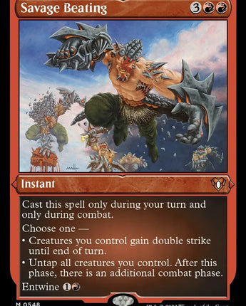Savage Beating (Foil Etched)