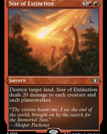 Star of Extinction (Foil Etched)