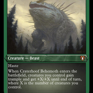 Craterhoof Behemoth (Foil Etched)