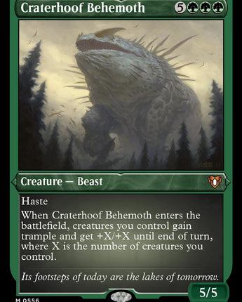 Craterhoof Behemoth (Foil Etched)