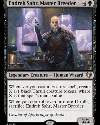 Endrek Sahr, Master Breeder