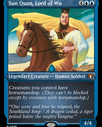 Sun Quan, Lord of Wu (Foil Etched)
