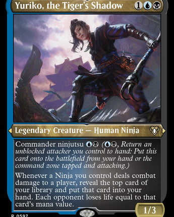 Yuriko, the Tiger's Shadow (Foil Etched)