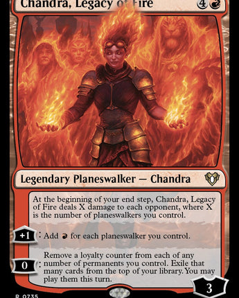 Chandra, Legacy of Fire